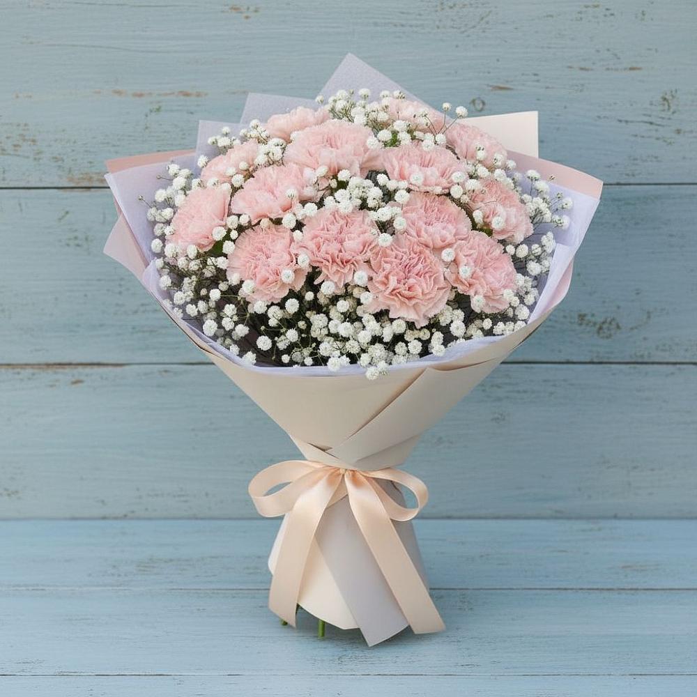 Букет цветов из: Гвоздики в Новая Заимка