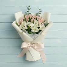 Букет цветов из:  Альстромерии в Новая Заимка