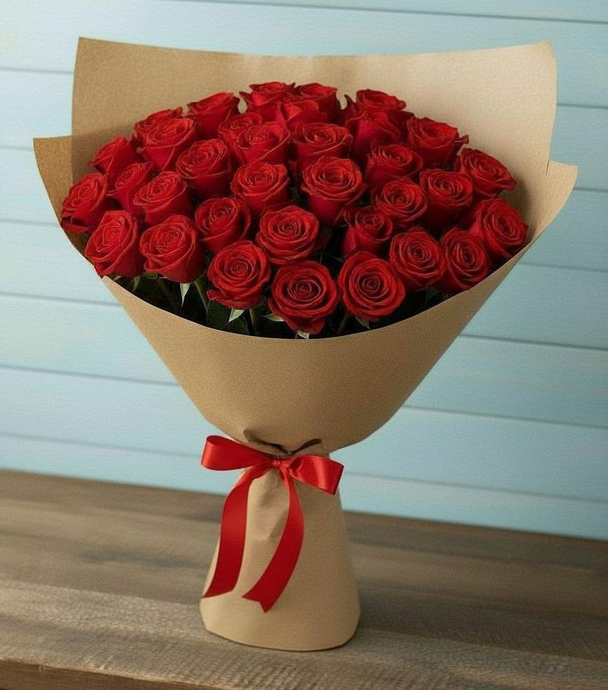 Букет Красные розы Милано в Новая Заимка