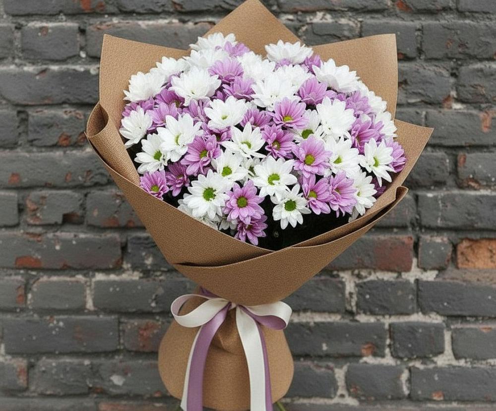 Букет цветов из: Хризантемы в Новая Заимка