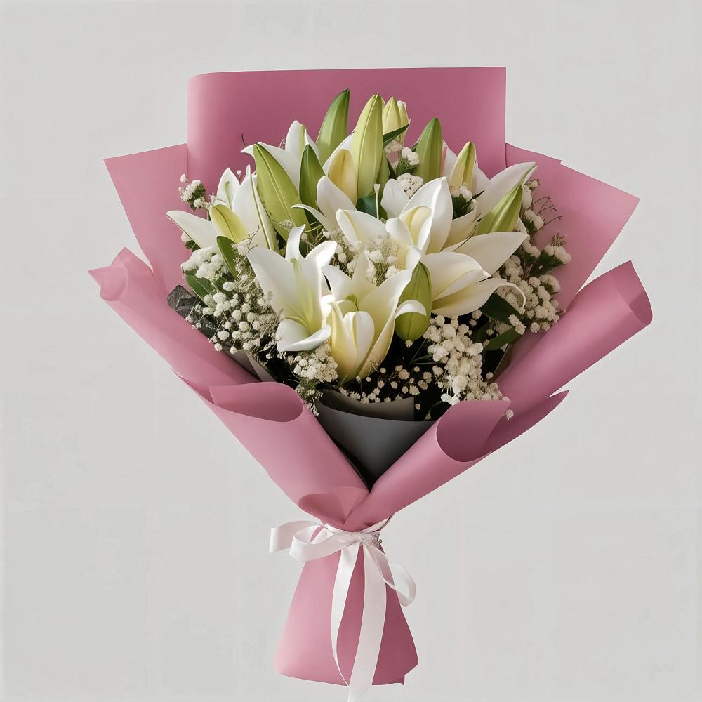 Букет цветов из: Лилии в Новая Заимка