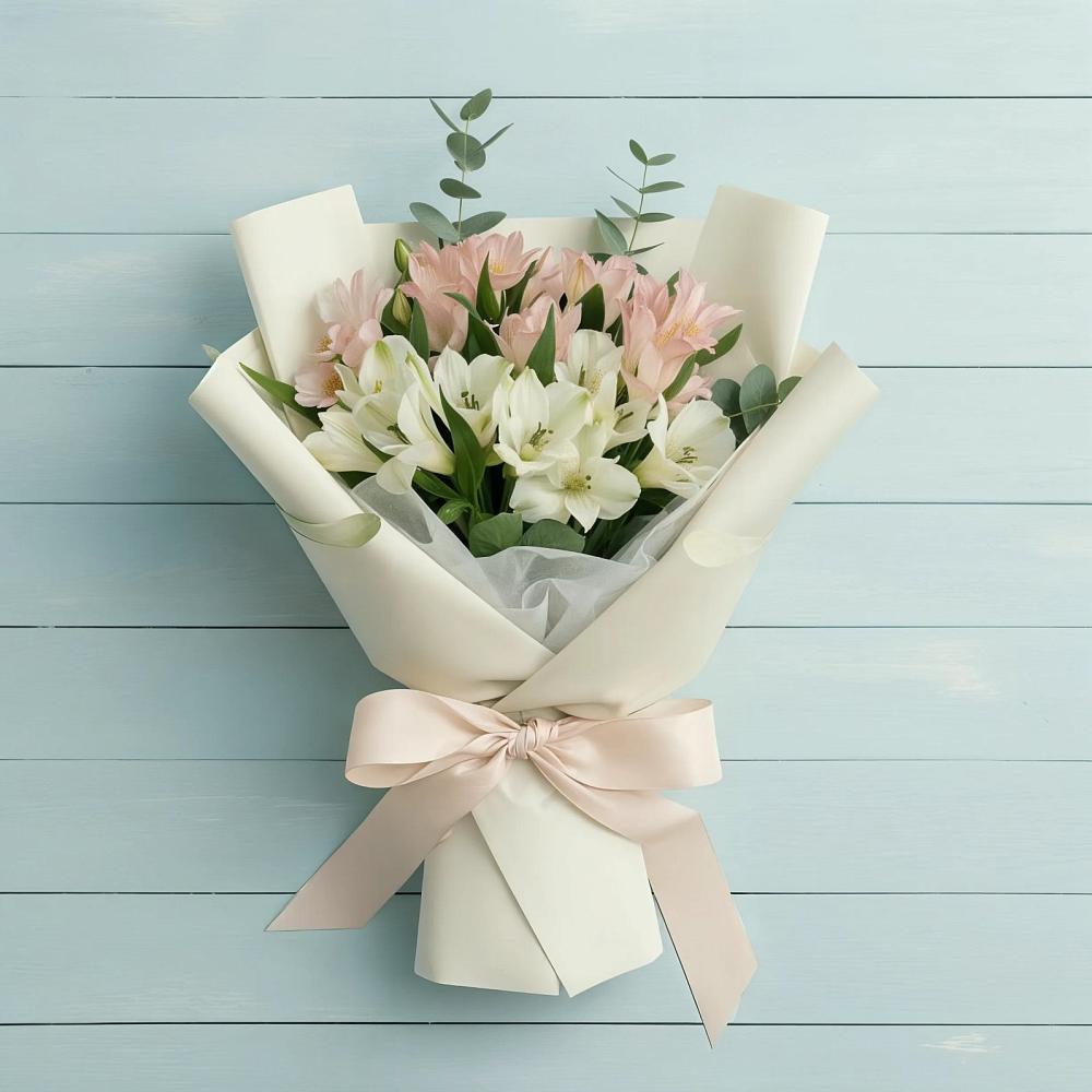 Букет цветов из: Альстромерии в Новая Заимка