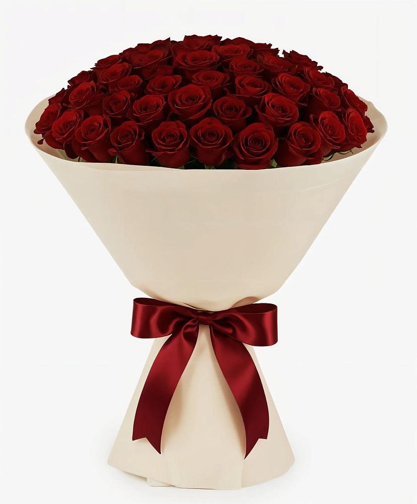 Букет 101 Бордовая роза Блэк Бакарра в Новая Заимка