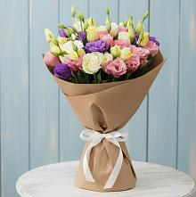 Букет цветов из:  Лизиантусы в Новая Заимка